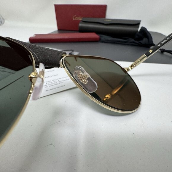 Cartier Sunglasses Aviator Polarized CT0096S-002 - Picture 6 of 16